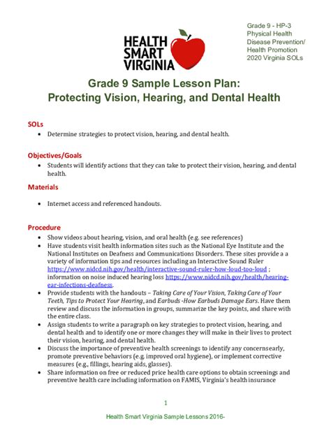 smart health card virginia|health smart Virginia lesson plans.